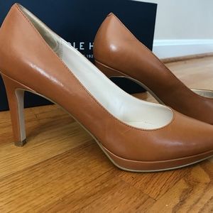 Cole Haan Idala Pump II British Tan Leather